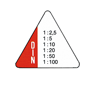 Dreikantmaßstab Rumold 160/30/DIN Ingen. Ingenieur, 1:2,5,1:5,1:10,1:20,1:50