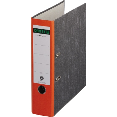 Ordner Centra 220126 A4 80mm orange Pappe