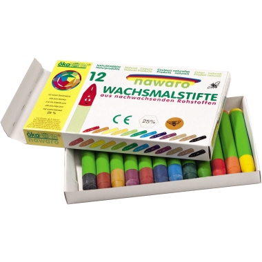 Wachsmalkreide ökoNorm 12er Etui sortiert