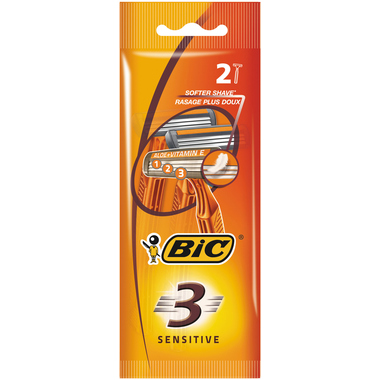 Einwegrasierer BIC Sensitive-Reise Herren 3 Klingen