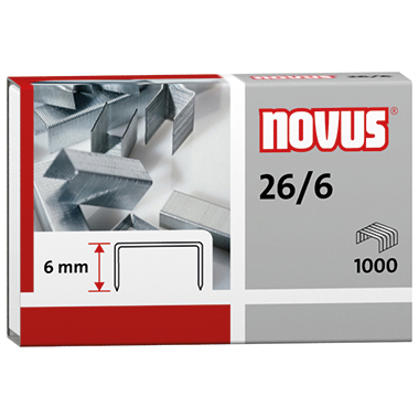 Heftklammer Novus 26/6 verzinkt 5.000 26/6 5.000