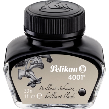 Tintenglas Pelikan 4001 30ml schwarz 