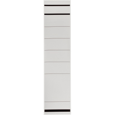 Rückenschild breit/lang sk weiß 60 x 280 mm