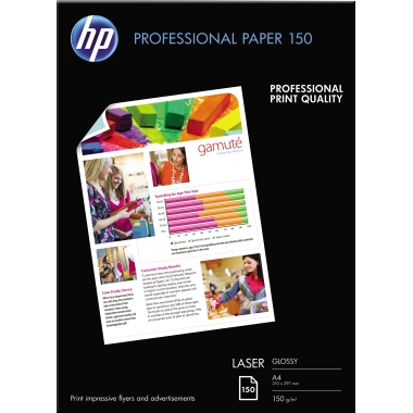 Fotopapier HP CG965A 150g A4 Glänzend, Laser