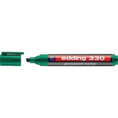 Permanentmarker Edding 330 grün 1-5mm, Keilspitze