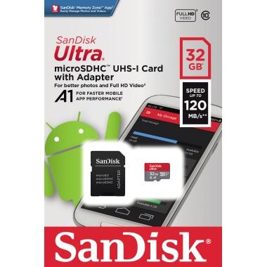 microSDHC-Card SanDisk Ultra 32GB 