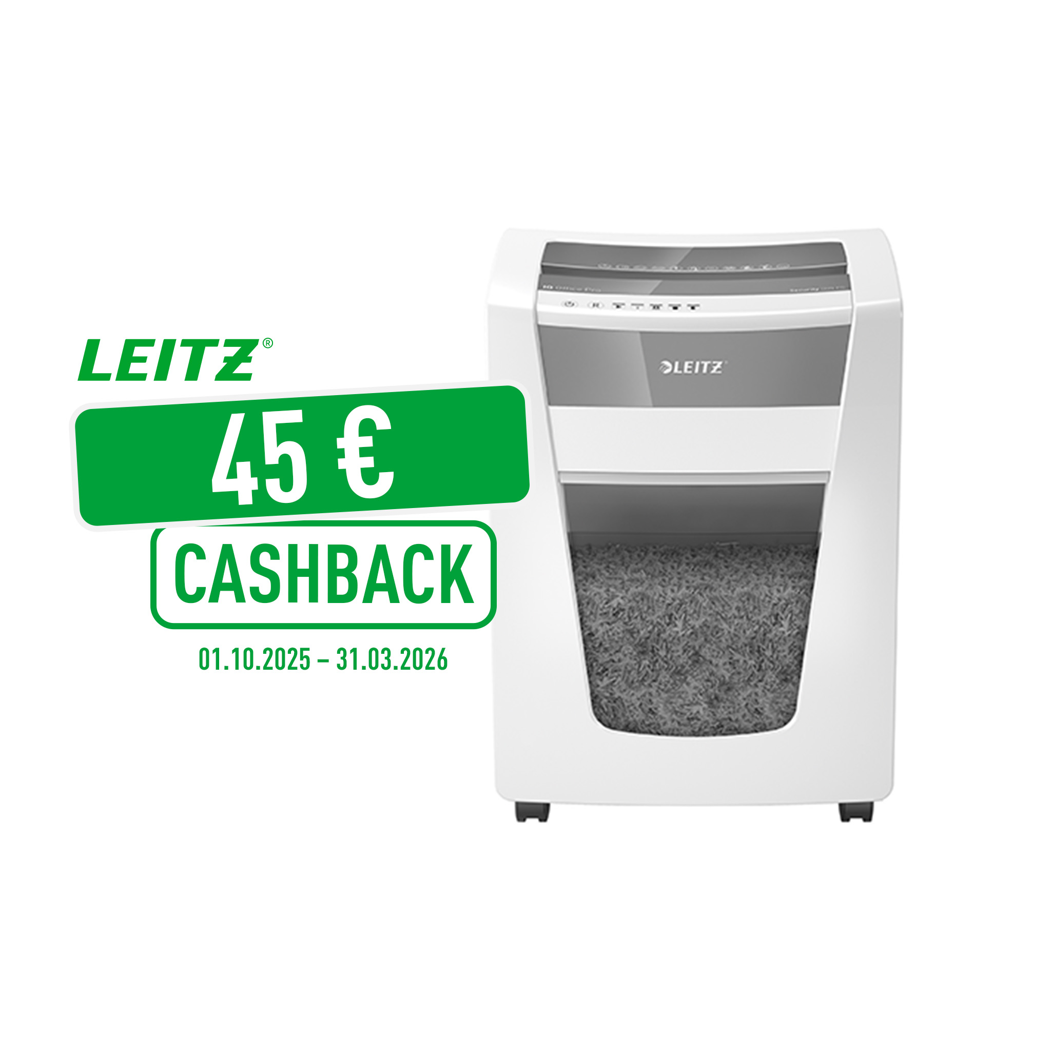 Aktenver. LEITZ 80050000 P5 2x15mm 30L Iq Office weiss/grau
