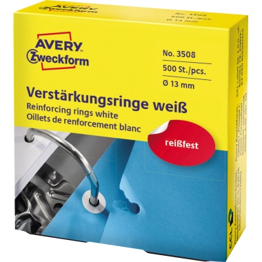 Lochverstärker Zweckf. 3508 weiß 