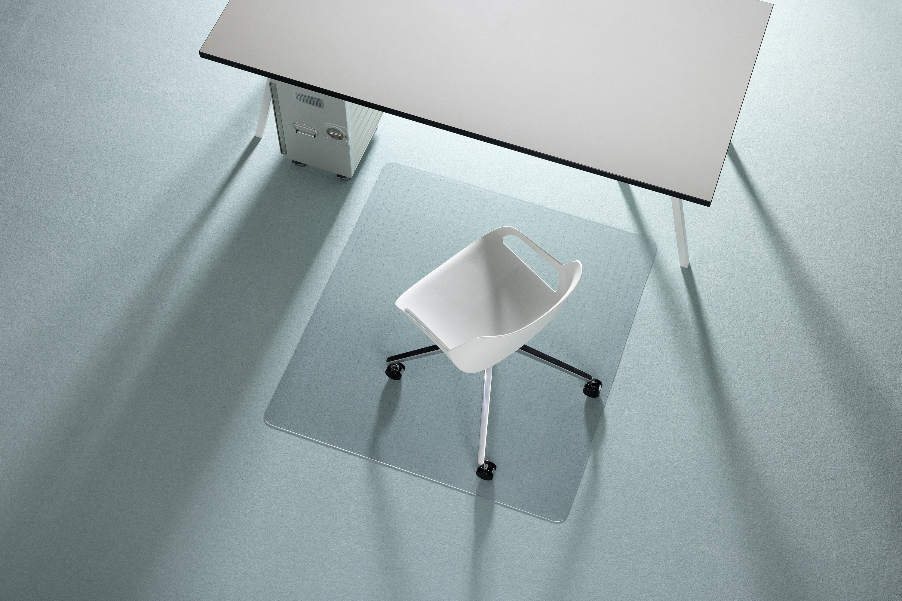 Bodenschutzmatte Duragrip Meta 120x110cm weiche Böden