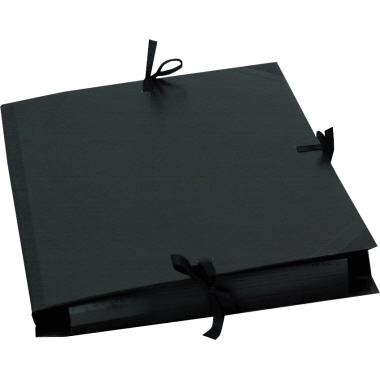 Sammelmappe Brause 25738E A3 schwarz Mit Verschlussband