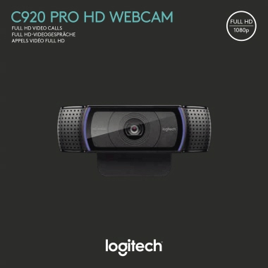 Webcam Logitech HD PRO C920 schwarz 1080p 1920x1080Pix 15mp