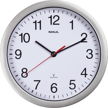 Wanduhr MAULrun 9052595 silber Funk