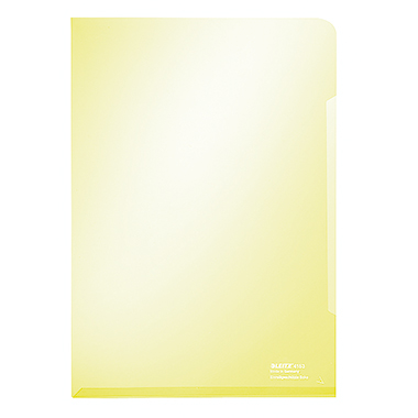 Sichthülle Leitz 4153 A4 0,15mm gelb Pvc-hartfolie,dokumentenecht