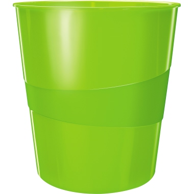 Papierkorb Leitz WOW 5278 15l grün 