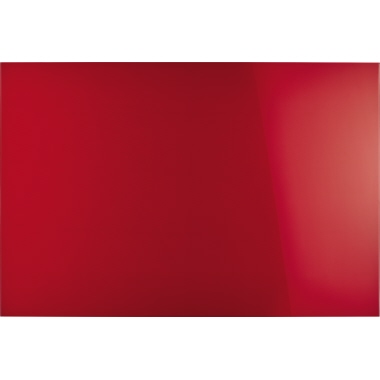 Glasboard magnetoplan 13408006 150x100cm Rot, Aus Esg-sicherheitsglas, Magnethaf