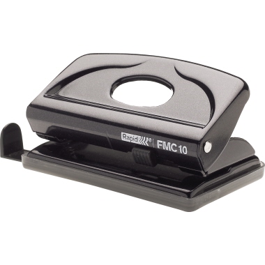 Locher Rapid FMC10 10Bl. schwarz inkl. Griffniederhalter