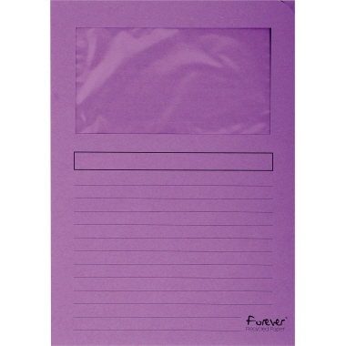Sichtmappe Exaclair 50101E A4 violett 