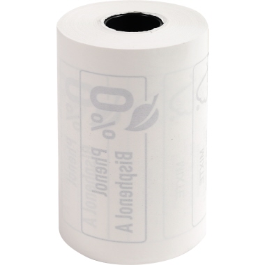 Additionsr. Thermo Exac. 57mmx18m/12mm 40753e, rückseitig bedruckt, Ec Cash