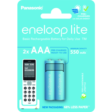 Akku Panasonic eneloop AAA 550mAh 2 Stk 