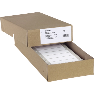 Etikett Herma 8160 88,9x23mm weiß Computer, 1bahnig