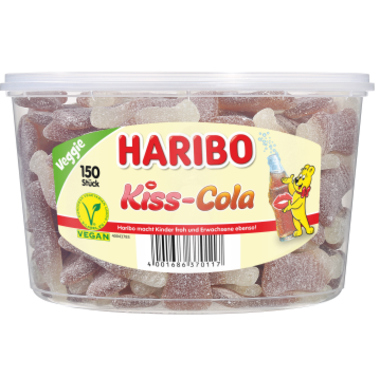 Fruchtgummi Haribo Kiss-Cola 