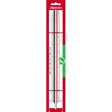 Dreikantmaßstab Aristo AR23702EB GEO College, 1:20, 1:25, 1:50, 1:75, 1:100,