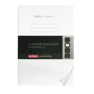Notizhefteinlage Herlitz A4 kariert my.book flex, 2x40Bl