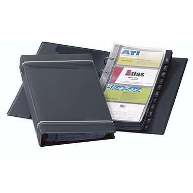 Visitenkartenringbuch Durable 2385 anth. Visifix, Anthrazit