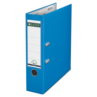 Ordner Leitz 1010 Plastik A4 80mm hellblau  