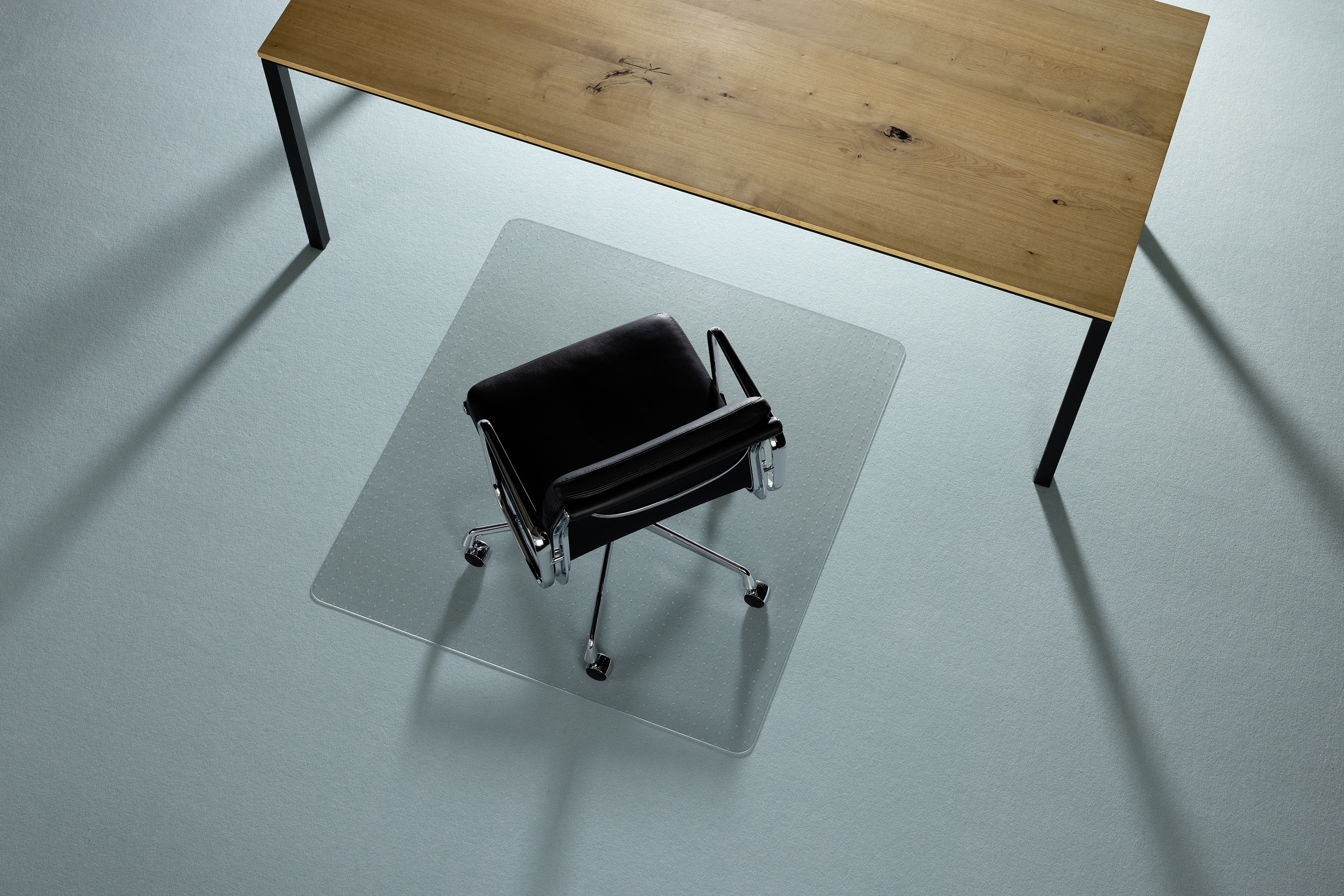 Bodenschutzmatte Ecogrip Heavy 120x110cm weiche Böden