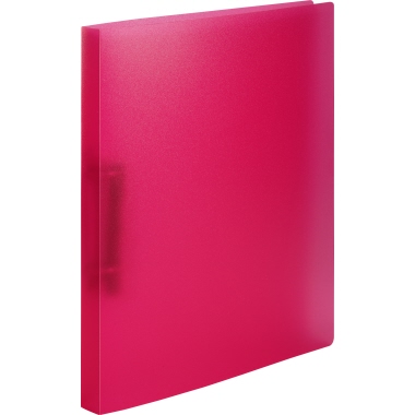 Ringbuch Herma 19164 A4 2R 25mm pink transluzent, Pp