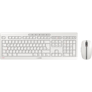 Tastatur-Maus-Kit CHERRY STREAM Recharge weiß