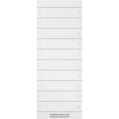 Beschriftungsschild Leitz 5292 weiß Für 2427 Und 2421
