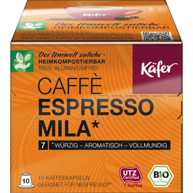 Kaffeekapsel Käfer Delic. Esp. Mila 5,2g 