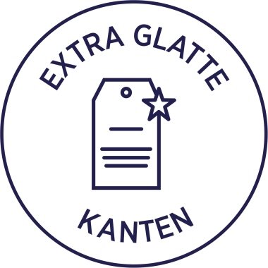 Anhänger Zweckf. T1002-10 50x50mm weiß Karton 185g, mit Loch, mikroperforiert