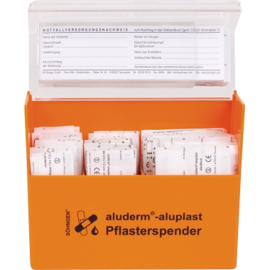 Pflasterspender gefüllt aluderm Inhalt 115 Pflaster 1009910