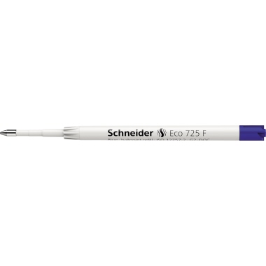Kugelschreibermine Schneider Eco 725F bl Großraummine, Schreibfarbe: blau