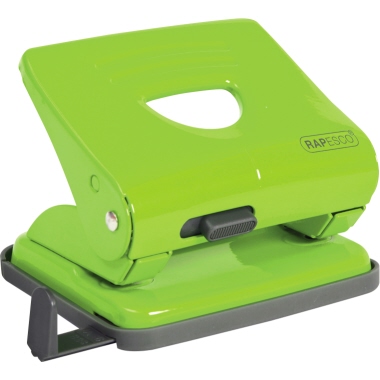 Locher Rapesco 1361 825 grün Is Zu 25 Blatt, 2-fach , Metall