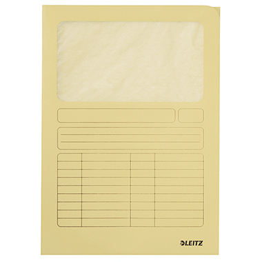 Sichtmappe Leitz 3950 A4 gelb 