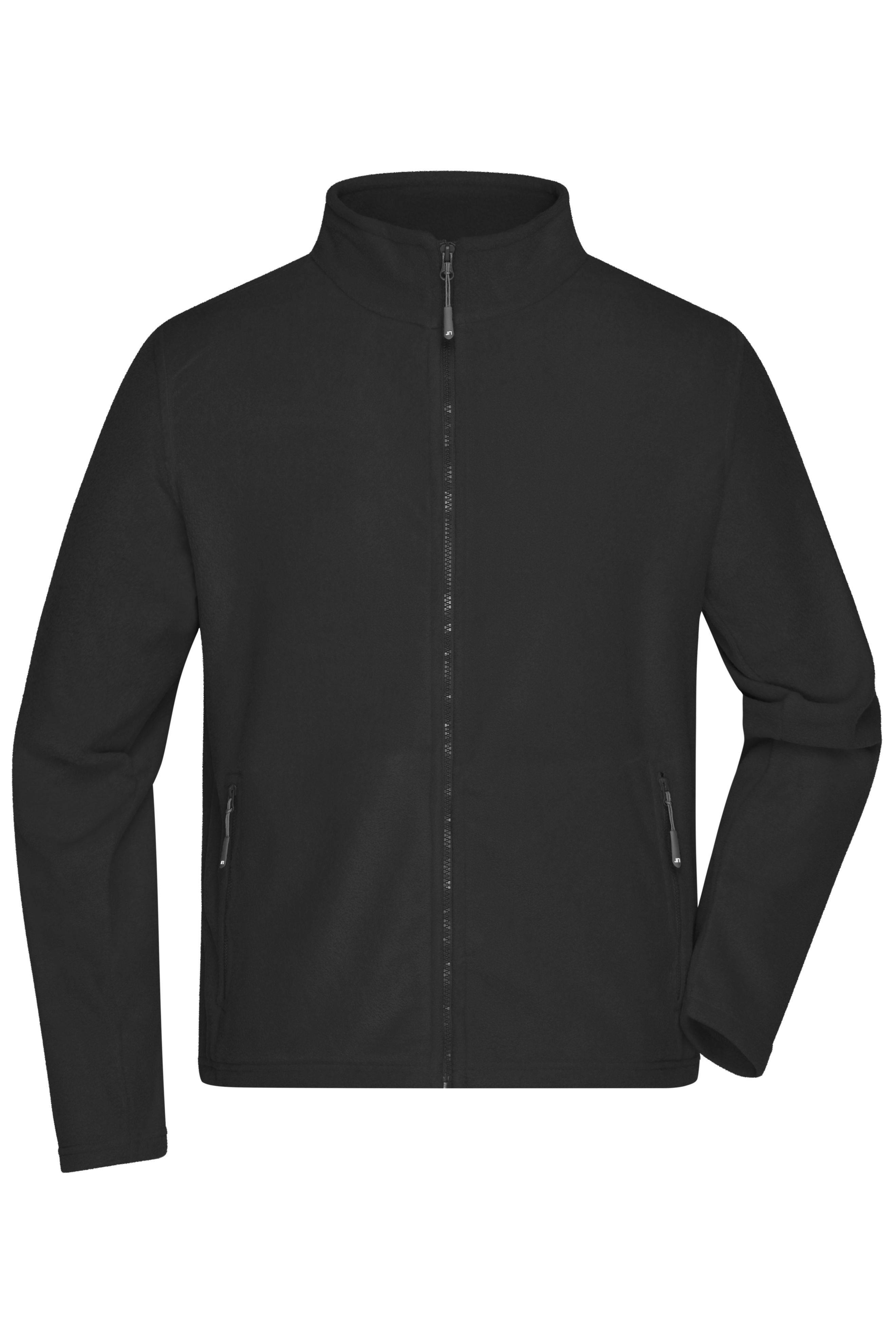 Fleecejacke Daiber JN782 sw 3XL Herren Fleecejacke mit Stehkragen