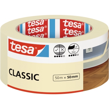 Kreppband Tesa 52807 50mx50mm classic 