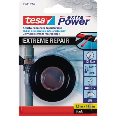 Packband Tesa 56064-1 Extreme Repair 19mm x 2,5m, schwarz