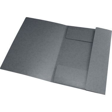 Eckspanner Oxford 400116327 A4 grau 390g