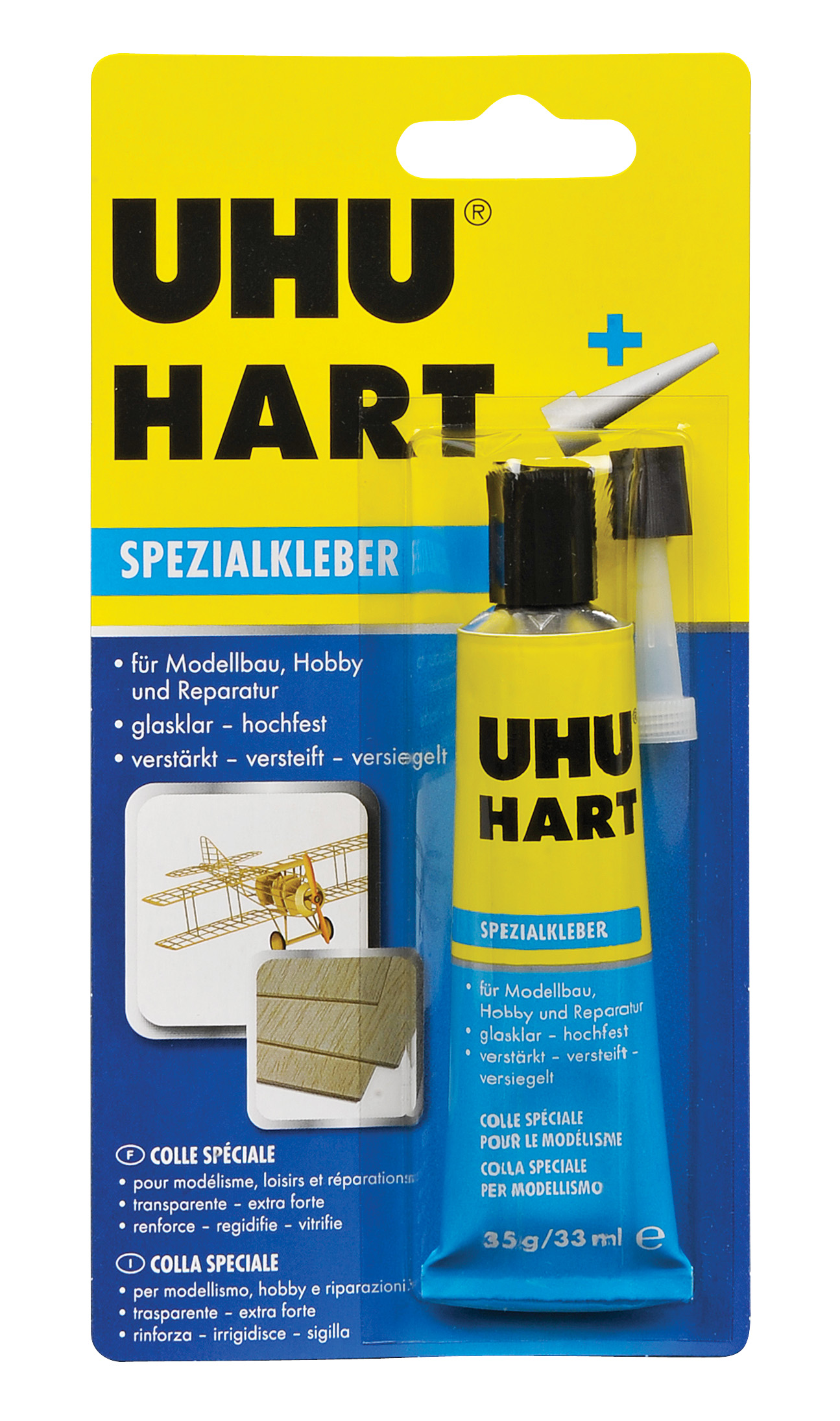 Klebstoff Uhu hart 45495 35g 