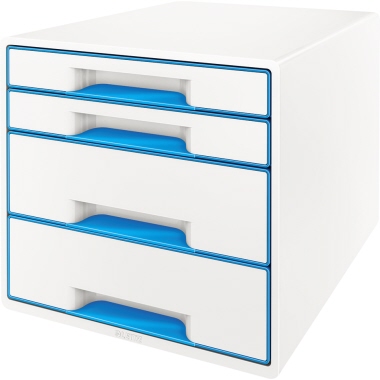Schubladenbox 5213 WOW Cube blau 4 Schubladen