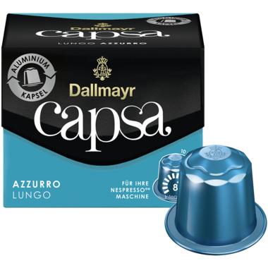 Kaffeekapsel Dallmayr Capsa Azzurro Lungo 5,6gx10 Kapseln
