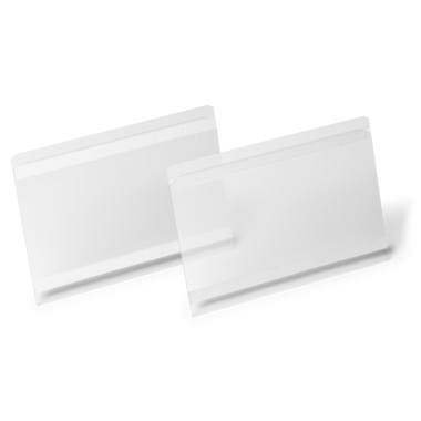 Etikettentasche DURABLE 118319 A5 quer Hard Cover selbstklebend