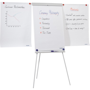 Flipchart Franken EL-FC22 X-tra! Line Plus 10 Kg 68x105cm Grau