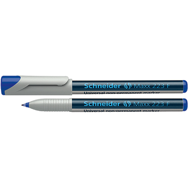 OHP-Marker Schneider Maxx 223 F nonp. bl Non Permanent, Au