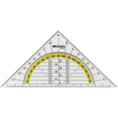 Geodreieck Westcott E-10130 BP 14cm 